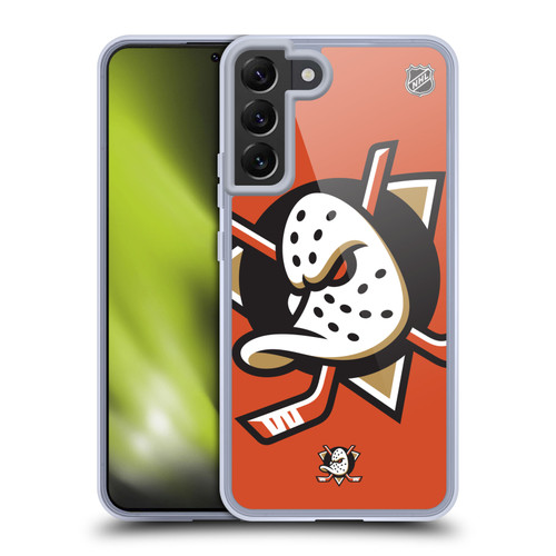 NHL Anaheim Ducks Oversized Soft Gel Case for Samsung Galaxy S22+ 5G & MagSafe