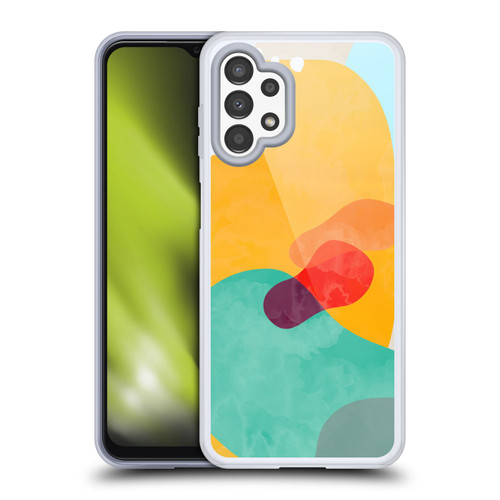 Ninola Freeform Patterns Abstracts Desert Soft Gel Case for Samsung Galaxy A13 (2022)
