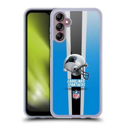 NFL Carolina Panthers Logo Helmet Soft Gel Case for Samsung Galaxy A14 5G