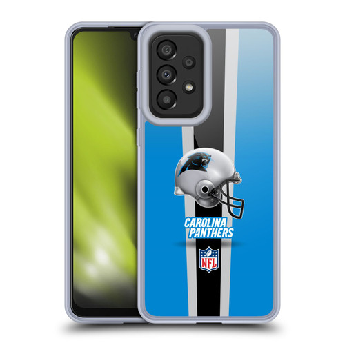NFL Carolina Panthers Logo Helmet Soft Gel Case for Samsung Galaxy A33 5G (2022)