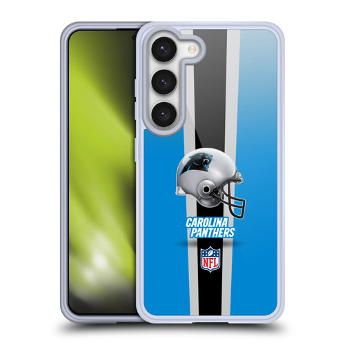 NFL Carolina Panthers Logo Helmet Soft Gel Case for Samsung Galaxy S23 5G & MagSafe