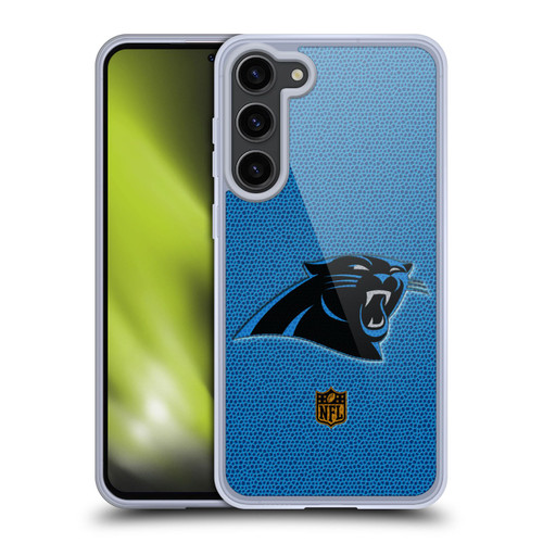 NFL Carolina Panthers Logo Football Soft Gel Case for Samsung Galaxy S23+ 5G & MagSafe