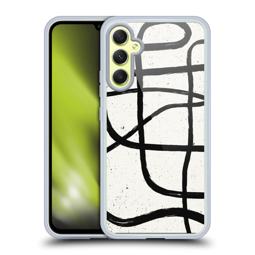 Ninola Freeform Patterns Scandinavian Marker Soft Gel Case for Samsung Galaxy A34 5G