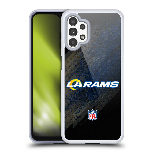 NFL Los Angeles Rams Logo Blur Soft Gel Case for Samsung Galaxy A13 (2022)
