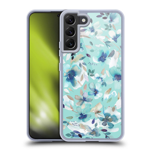 Ninola Abstract Nature Flowers Summer Aquatic Soft Gel Case for Samsung Galaxy S22+ 5G & MagSafe