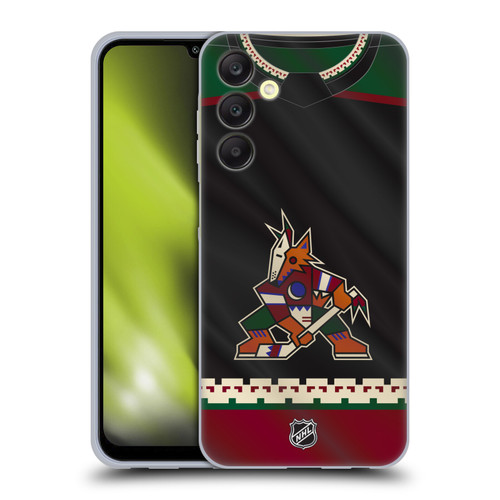 NHL Arizona Coyotes Jersey Soft Gel Case for Samsung Galaxy A25 5G