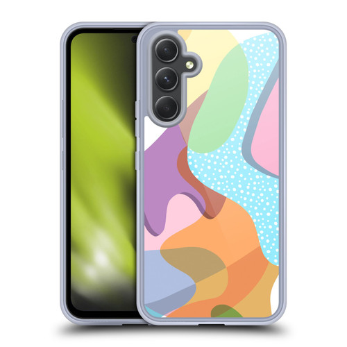 Ninola Freeform Patterns Shapes In Color Soft Gel Case for Samsung Galaxy A54 5G