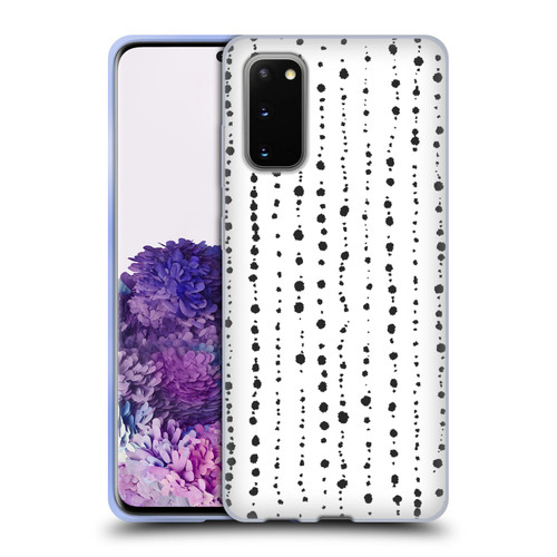 Ninola Freeform Patterns Boho Dots Stripes Soft Gel Case for Samsung Galaxy S20 / S20 5G