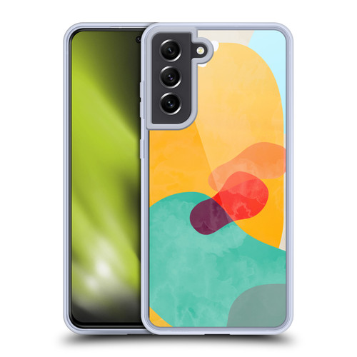 Ninola Freeform Patterns Abstracts Desert Soft Gel Case for Samsung Galaxy S21 FE 5G & MagSafe