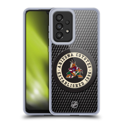 NHL Arizona Coyotes Puck Texture Soft Gel Case for Samsung Galaxy A33 5G (2022)