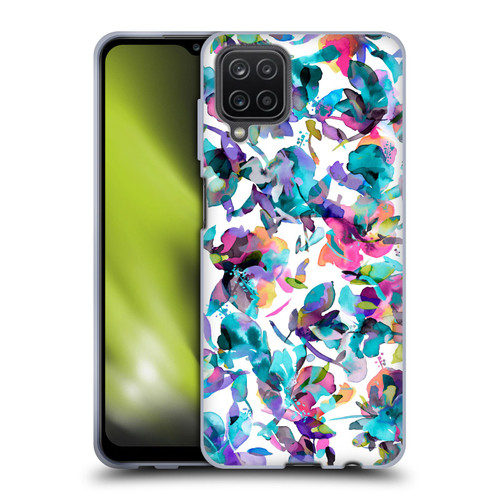 Ninola Botanical Patterns Watery Hibiscus Soft Gel Case for Samsung Galaxy A12 (2020)