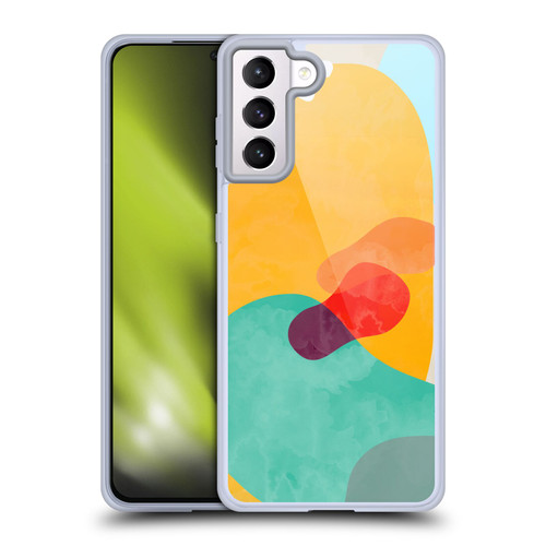 Ninola Freeform Patterns Abstracts Desert Soft Gel Case for Samsung Galaxy S21+ 5G & MagSafe