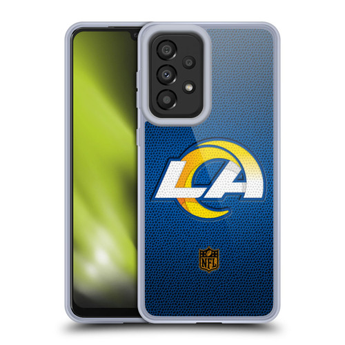 NFL Los Angeles Rams Logo Football Soft Gel Case for Samsung Galaxy A33 5G (2022)