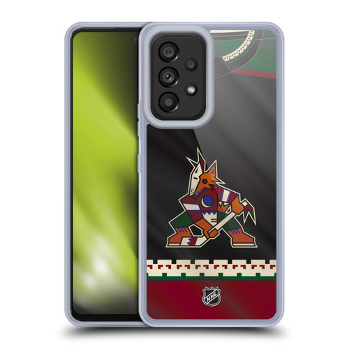 NHL Arizona Coyotes Jersey Soft Gel Case for Samsung Galaxy A53 5G (2022)