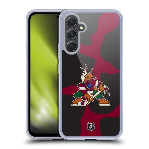 NHL Arizona Coyotes Cow Pattern Soft Gel Case for Samsung Galaxy A54 5G