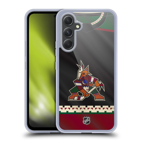 NHL Arizona Coyotes Jersey Soft Gel Case for Samsung Galaxy A54 5G