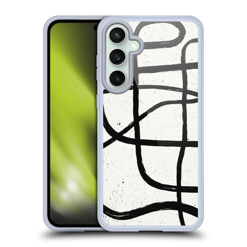 Ninola Freeform Patterns Scandinavian Marker Soft Gel Case for Samsung Galaxy S23 FE 5G & MagSafe