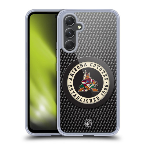 NHL Arizona Coyotes Puck Texture Soft Gel Case for Samsung Galaxy A54 5G
