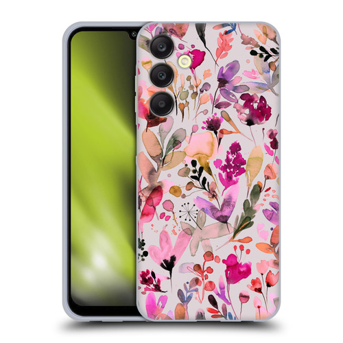 Ninola Botanical Patterns Artsy Ink Flowers Soft Gel Case for Samsung Galaxy A25 5G