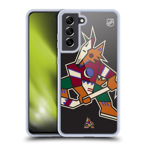 NHL Arizona Coyotes Oversized Soft Gel Case for Samsung Galaxy S21 FE 5G & MagSafe