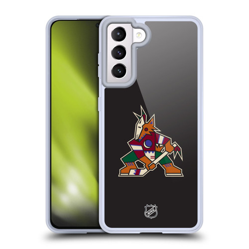 NHL Arizona Coyotes Plain Soft Gel Case for Samsung Galaxy S21 5G & MagSafe