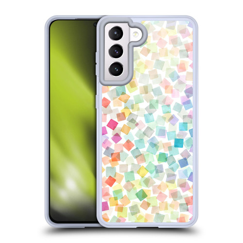 Ninola Mix Patterns Confetti Plaids Soft Gel Case for Samsung Galaxy S21 5G & MagSafe