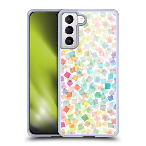 Ninola Mix Patterns Confetti Plaids Soft Gel Case for Samsung Galaxy S21+ 5G & MagSafe