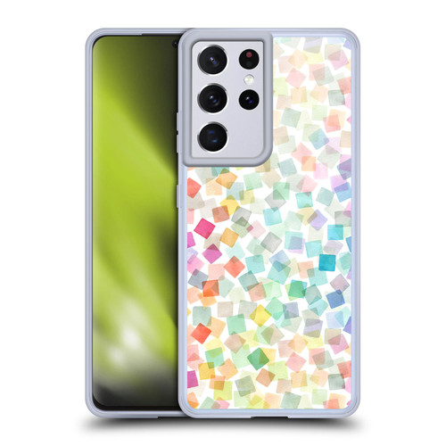 Ninola Mix Patterns Confetti Plaids Soft Gel Case for Samsung Galaxy S21 Ultra 5G & MagSafe