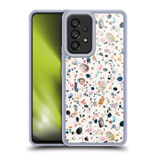 Ninola Mix Patterns Watercolor Terrazzo Soft Gel Case for Samsung Galaxy A53 5G (2022)