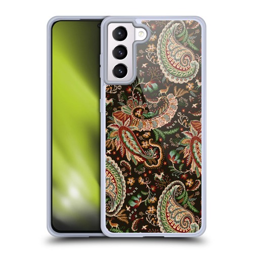 Ninola Mix Patterns Woodland Paisley Soft Gel Case for Samsung Galaxy S21+ 5G & MagSafe