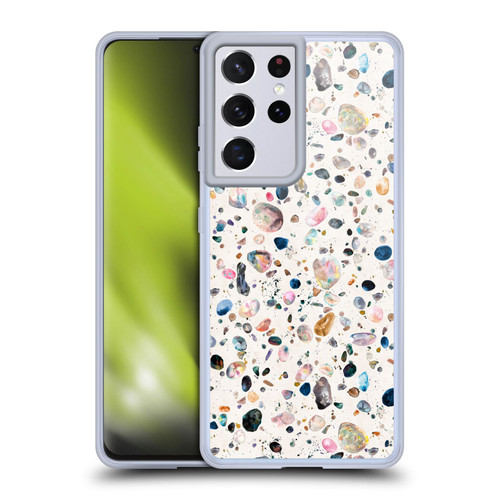 Ninola Mix Patterns Watercolor Terrazzo Soft Gel Case for Samsung Galaxy S21 Ultra 5G & MagSafe