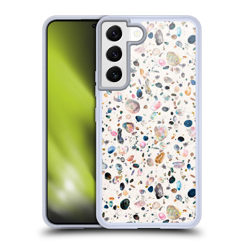 Ninola Mix Patterns Watercolor Terrazzo Soft Gel Case for Samsung Galaxy S22 5G & MagSafe