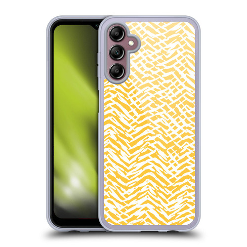 Ninola Patterns 4 Leopard Marks Mustard Soft Gel Case for Samsung Galaxy A14 5G