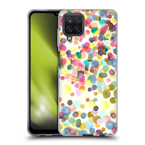 Ninola Watercolor Prints Dots Soft Gel Case for Samsung Galaxy A12 (2020)