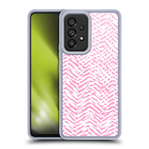 Ninola Patterns 4 Leopard Marks Pink Soft Gel Case for Samsung Galaxy A53 5G (2022)