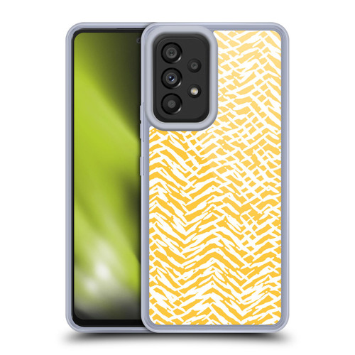 Ninola Patterns 4 Leopard Marks Mustard Soft Gel Case for Samsung Galaxy A53 5G (2022)