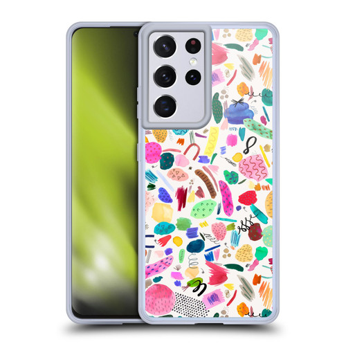 Ninola Ocean Colorful Marks Soft Gel Case for Samsung Galaxy S21 Ultra 5G & MagSafe