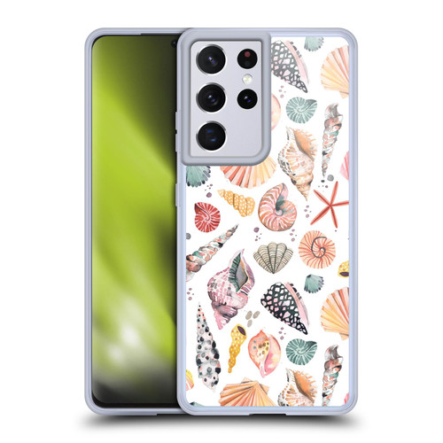 Ninola Ocean Sea Shells Soft Gel Case for Samsung Galaxy S21 Ultra 5G & MagSafe
