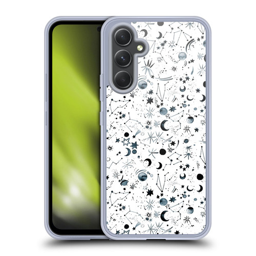 Ninola Patterns 4 Astrology Space White Soft Gel Case for Samsung Galaxy A54 5G
