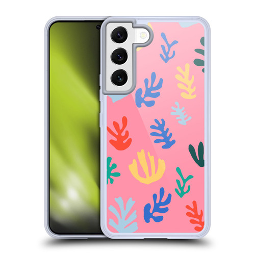 Ninola Ocean Colorful Leaves Soft Gel Case for Samsung Galaxy S22 5G & MagSafe