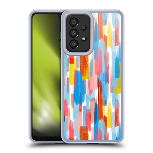 Ninola Watercolor Prints Colour Line Strokes Soft Gel Case for Samsung Galaxy A33 5G (2022)