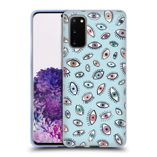 Ninola Patterns 4 Eyes Blue Soft Gel Case for Samsung Galaxy S20 / S20 5G