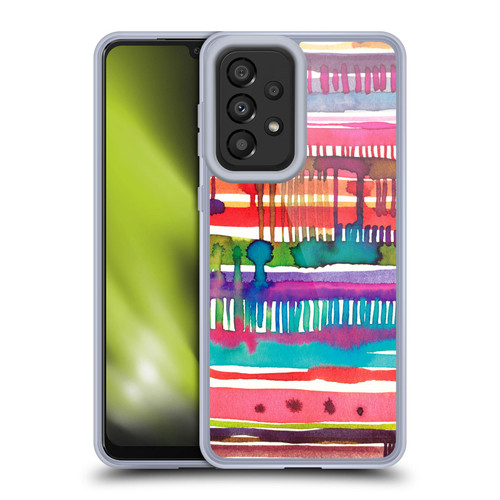 Ninola Watercolor Prints Lines Soft Gel Case for Samsung Galaxy A33 5G (2022)