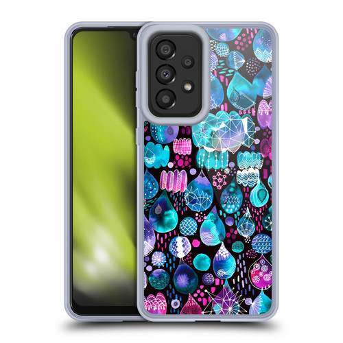 Ninola Watercolor Prints Rain Drops Soft Gel Case for Samsung Galaxy A33 5G (2022)