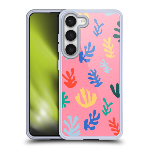 Ninola Ocean Colorful Leaves Soft Gel Case for Samsung Galaxy S23 5G & MagSafe