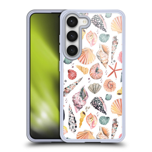 Ninola Ocean Sea Shells Soft Gel Case for Samsung Galaxy S23 5G & MagSafe