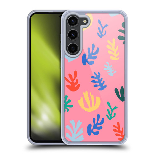 Ninola Ocean Colorful Leaves Soft Gel Case for Samsung Galaxy S23+ 5G & MagSafe