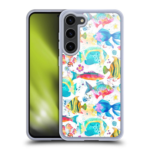 Ninola Ocean Watercolor Fishes Soft Gel Case for Samsung Galaxy S23+ 5G & MagSafe
