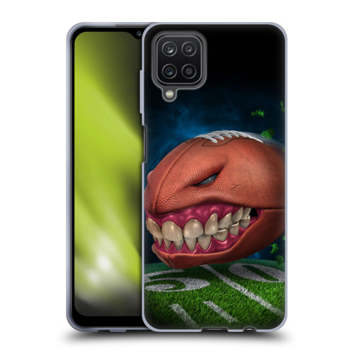 Tom Wood Monsters Football Soft Gel Case for Samsung Galaxy A12 (2020)