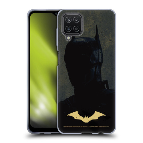 The Batman Neo-Noir Graphics Silhouette Gold Logo Soft Gel Case for Samsung Galaxy A12 (2020)